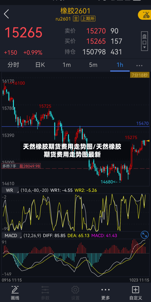 天然橡胶期货费用走势图/天然橡胶期货费用走势图最新