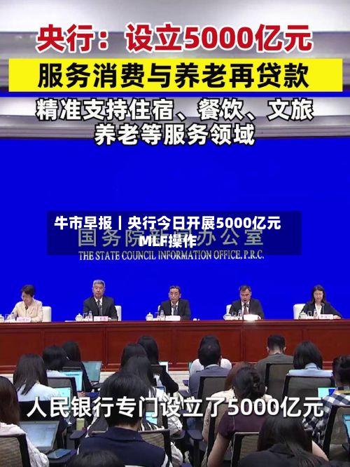 牛市早报｜央行今日开展5000亿元MLF操作