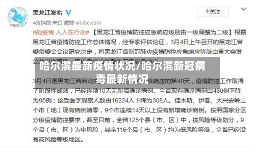哈尔滨最新疫情状况/哈尔滨新冠病毒最新情况-第3张图片