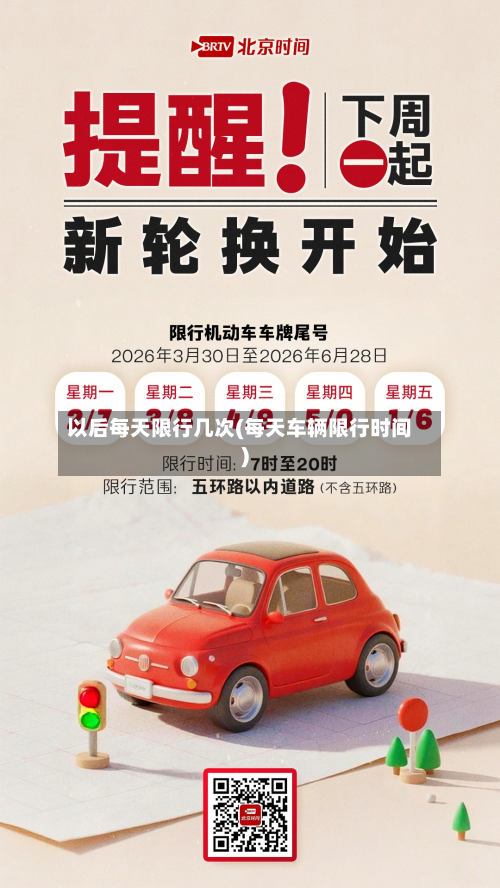 以后每天限行几次(每天车辆限行时间)