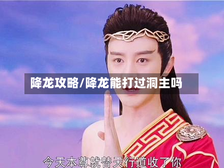 降龙攻略/降龙能打过洞主吗
